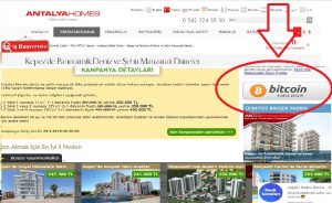 Antalya Homes Bitcoin